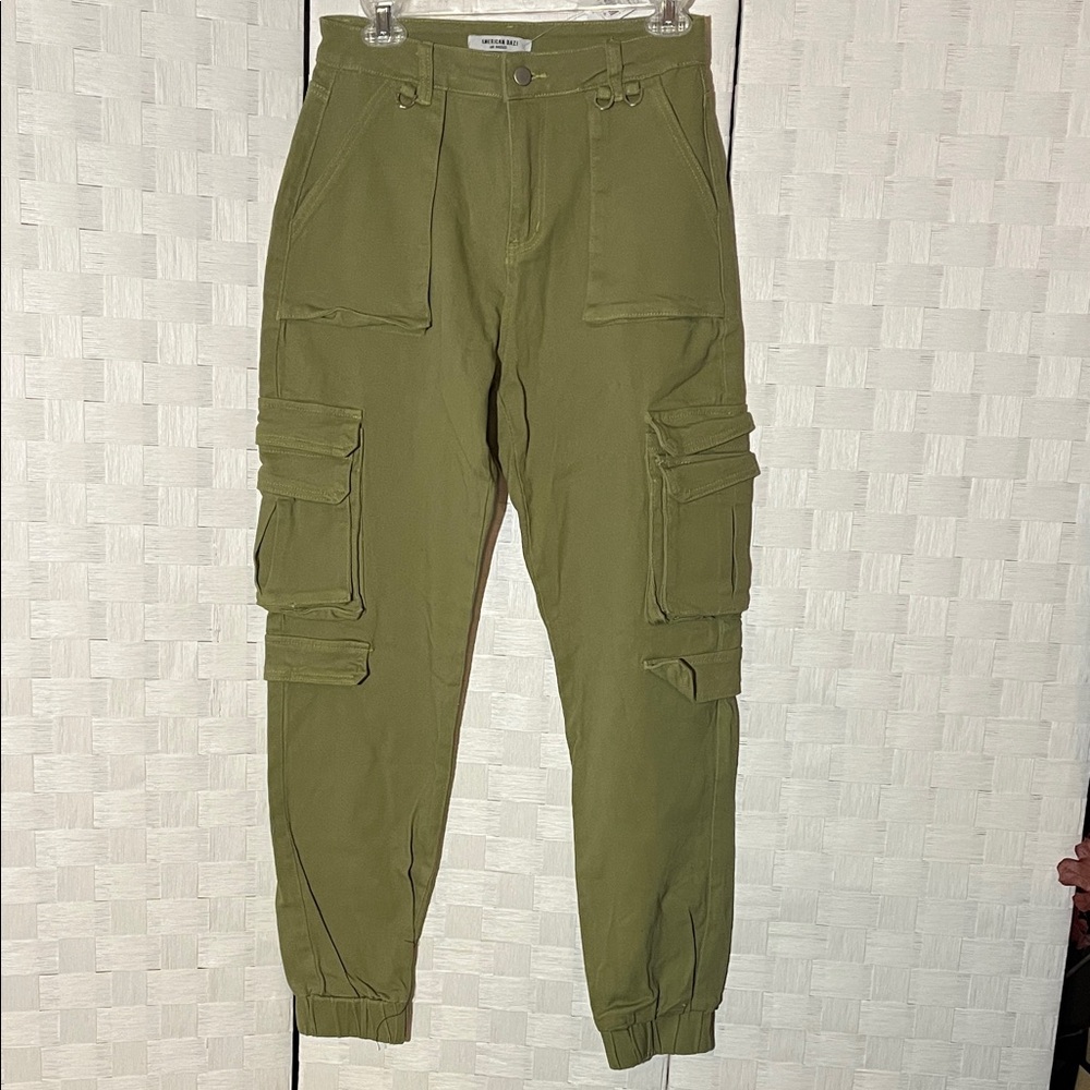 American Bazi Green Cargo Pants